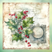 Holly Shabby Window Cling Raamsticker (Vel 3)