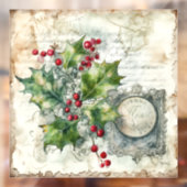 Holly Shabby Window Cling Raamsticker (Vel 2)