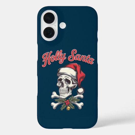 Holly Skull Case-Mate iPhone Case (Achterkant)