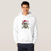 Holly Skull Hoodie (Voorkant volledig)