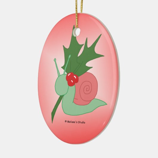 Holly Snagel Keramisch Ornament (Links)