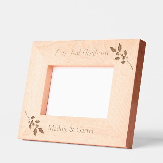 Holly Sprig Gegraveerde Lijstjes (Links)