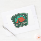 Holly Springs National Forest Mississippi Camping Rechthoekige Sticker (Envelop)