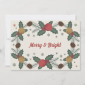 Holly Springs & Pine Kegels - Vrolijk & Helder Feestdagenkaart (Voorkant)