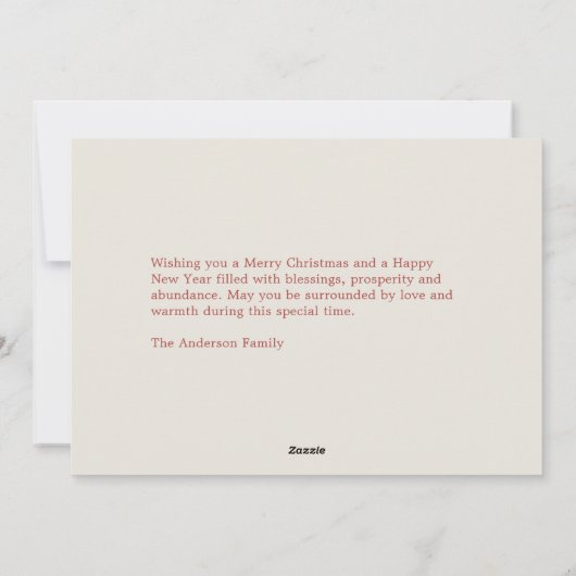 Holly Springs & Pine Kegels - Vrolijk & Helder Feestdagenkaart (Achterkant)