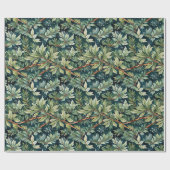 Holly, Spruce, Sneeuwgroen Cadeaupapier (Vlak)