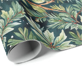 Holly, Spruce, Sneeuwgroen Cadeaupapier (Rol Hoek)