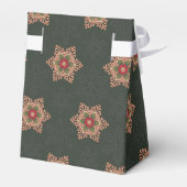 Holly Star Green Favor Box Bedankdoosjes (Achterkant)