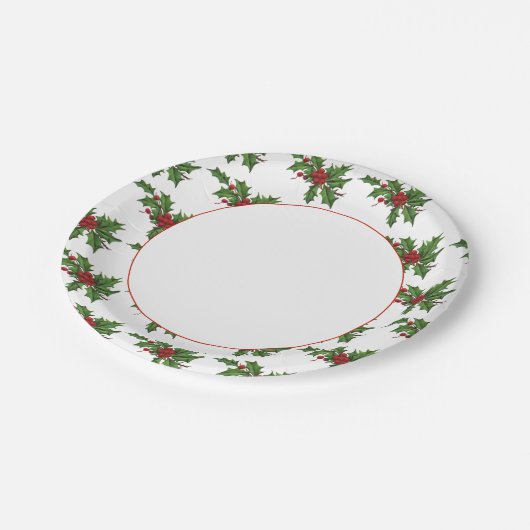 Holly Stems over het Bord van het Witboek (Gekanteld)