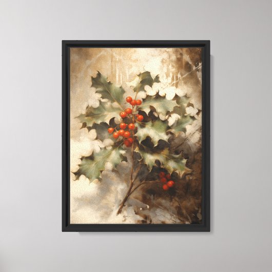 Holly Stretched Canvas Muurkunst Afdruk (Voorkant)