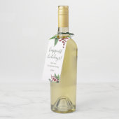 Holly Takjes Fleslabel Flessenhanger (Schuin)