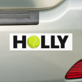 Holly Tennis Bumpersticker (Op auto)