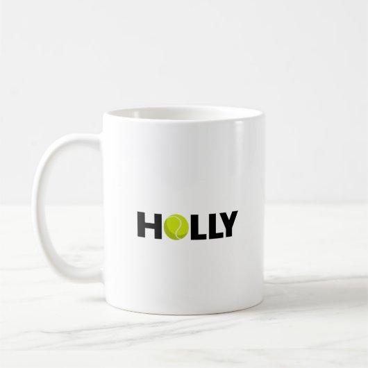 Holly Tennis Coffee Mok (Links)
