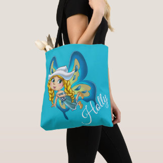 Holly the Social Butterfly Tote Bag