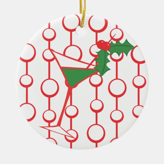 Holly-tini Keramisch Ornament (Voorkant)