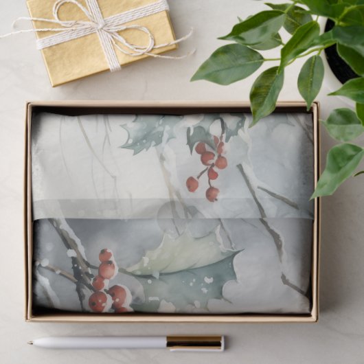 Holly Tissuepapier (Geschenk)