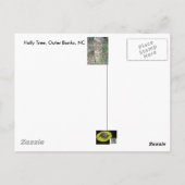 Holly Tree Bark OBX Buxton Natuur Trail Briefkaart (Achterkant)