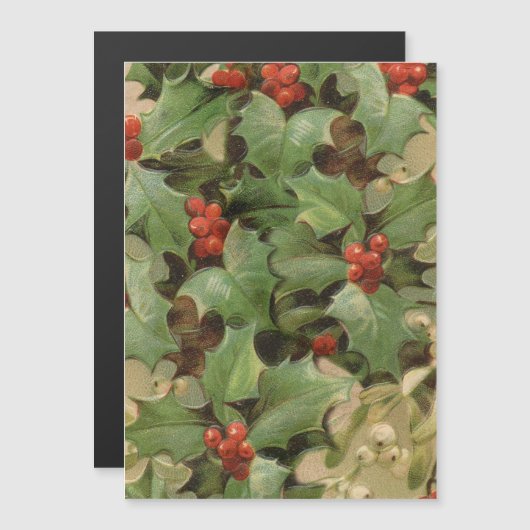 Holly Tree Kerstvakantie Vintage (Voorkant / Achterkant)