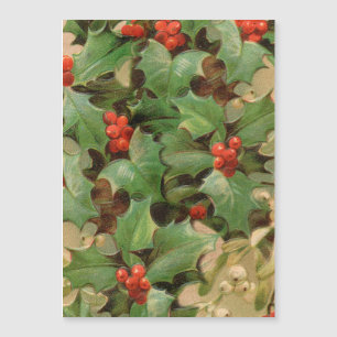 Holly Tree Kerstvakantie Vintage