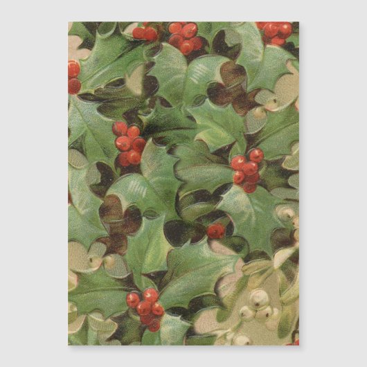 Holly Tree Kerstvakantie Vintage (Voorkant)