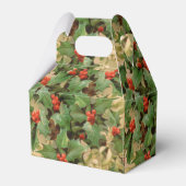 Holly Tree Kerstvakantie Vintage Bedankdoosjes (Voorkant Zijde)