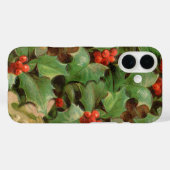 Holly Tree Kerstvakantie Vintage Case-Mate iPhone Case (Achterkant (horizontaal))