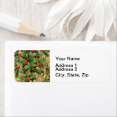 Holly Tree Kerstvakantie Vintage Etiket (Insitu)