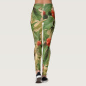 Holly Tree Kerstvakantie Vintage Leggings (Achterkant)