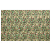 Holly Tree Kerstvakantie Vintage Stof (Fat Quarter)