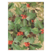 Holly Tree Kerstvakantie Vintage Tafelkleed (Voorkant)