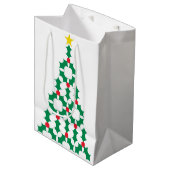 Holly Tree Medium Cadeauzakje (Voorkant Gekanteld)