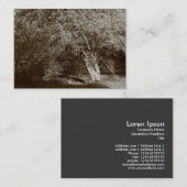 Holly Tree - Sepia Visitekaartje (Voorkant / Achterkant)