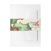 Holly Uitnodigingen Wikkel (Voorkant Voorbeeld)