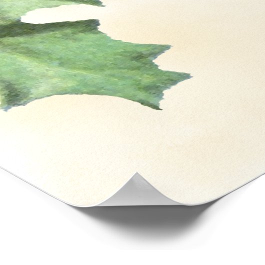 Holly Unplugged Wedding Sign Poster (Hoek)