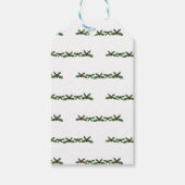 Holly-vakantie Cadeaulabel (Voorkant)