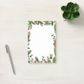 Holly verlaat de kerstvakantie van Red Berry Post-it® Notes (Kantoor)