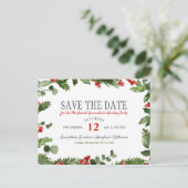 Holly verlaat de moderne feestdag, behalve de datu aankondigingskaart (Staand voorkant)