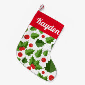 Holly verliest kerstcadeautitel kleine kerstsok (Voorkant (Hangend))