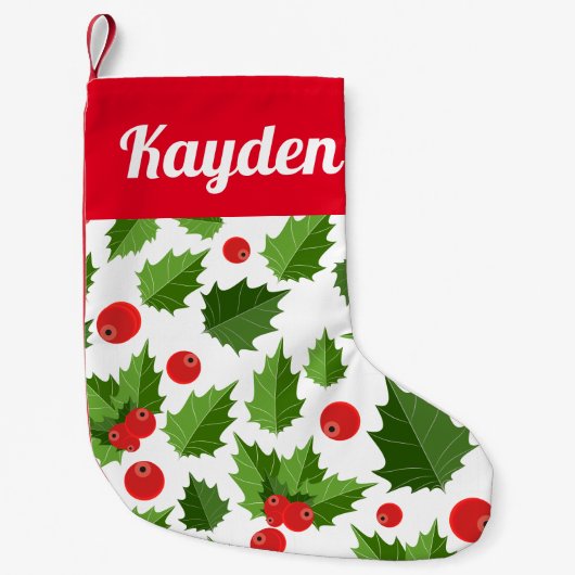 Holly verliest kerstcadeautitel kleine kerstsok (Voorkant)