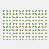 Holly verliest Witte kerstkaarten Inpakpapier Vel (Voorkant 3)