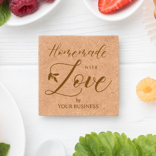 Holly vertakt de Douane Homemade met de Typografie Rubberstempel