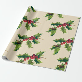 Holly-vestiging Cadeaupapier