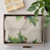   Holly-vestiging Tissuepapier (Geschenk)