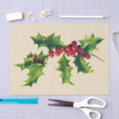   Holly-vestiging Tissuepapier (Craft)