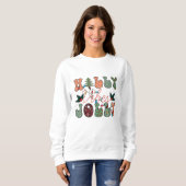 Holly vibes jolly Merry kerst sweatshirt (Voorkant volledig)