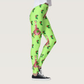 holly vintage kerstdame leggings (Rechts)