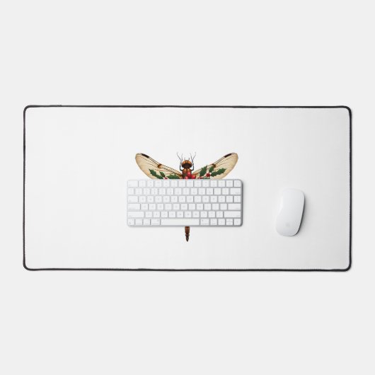 Holly Winged Dragonfly Bureaumat (Keyboard & Muis)