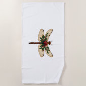 Holly Winged Dragonfly Strandlaken (Voorkant)