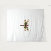 Holly Winged Dragonfly Wandkleed (Voorkant (horizontaal))