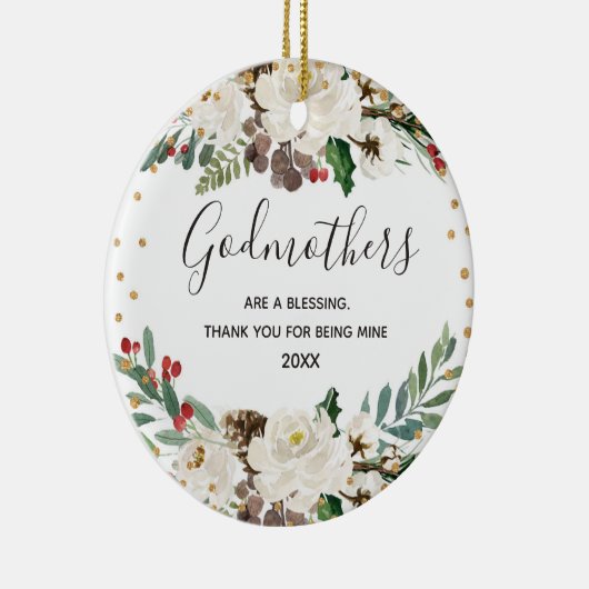Holly Winter Godmothers zijn een  ornament (Rechts)